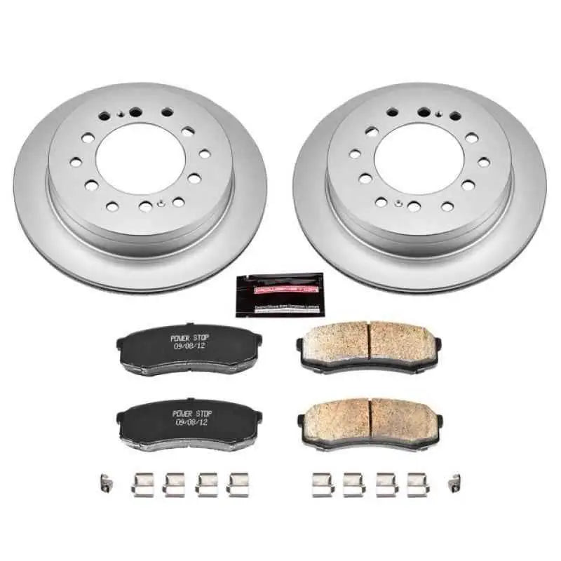 Power Stop 03-09 Lexus GX470 Rear Z17 Evolution Geomet Coated Brake Kit crk2405