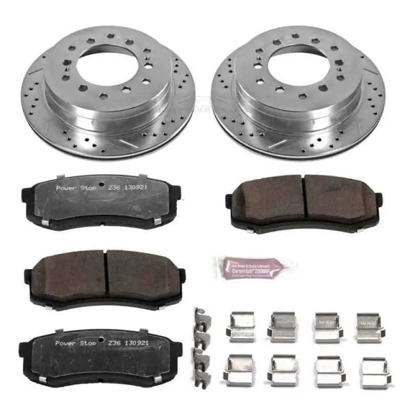 Power Stop 03-09 Lexus GX470 Rear Z36 Truck & Tow Brake Kit k2405-36