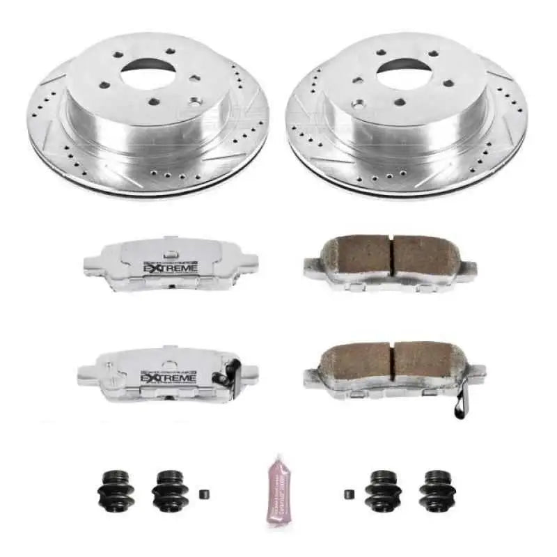 Power Stop 03-12 Infiniti FX35 Rear Z26 Street Warrior Brake Kit k2427-26
