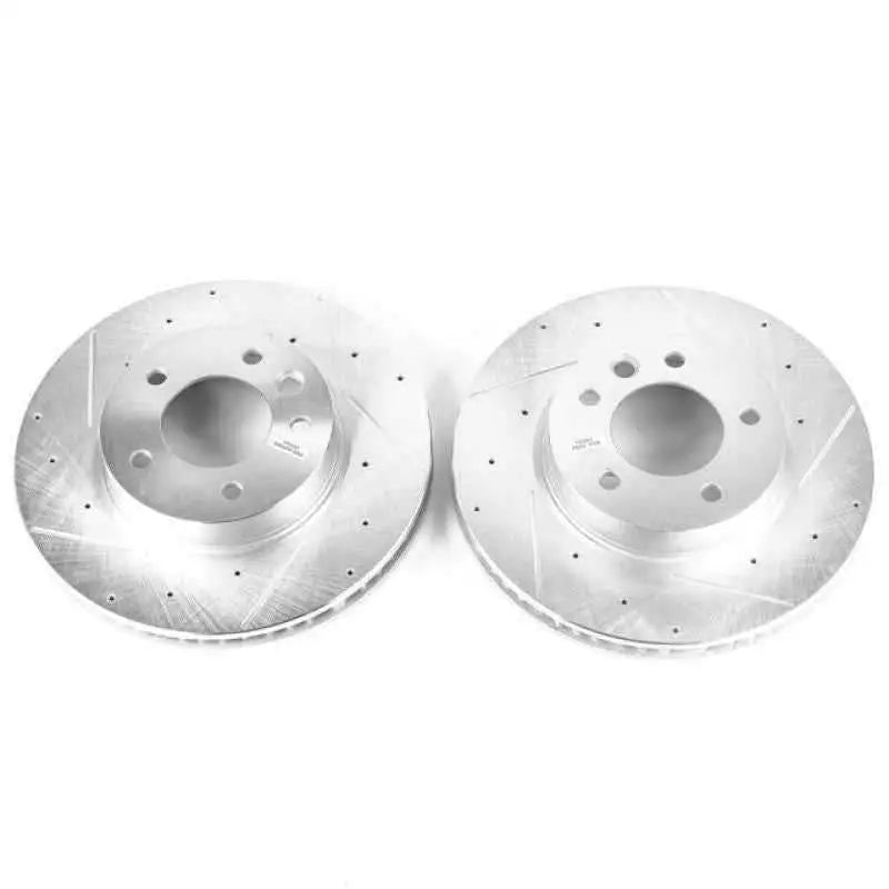 Power Stop 04-06 Porsche Cayenne Front Evolution Drilled & Slotted Rotors - Pair EBR820XPR