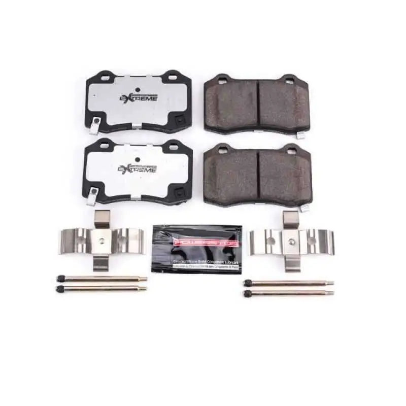 Power Stop 04-07 Cadillac CTS Rear Z26 Extreme Street Brake Pads w/Hardware z26-1053