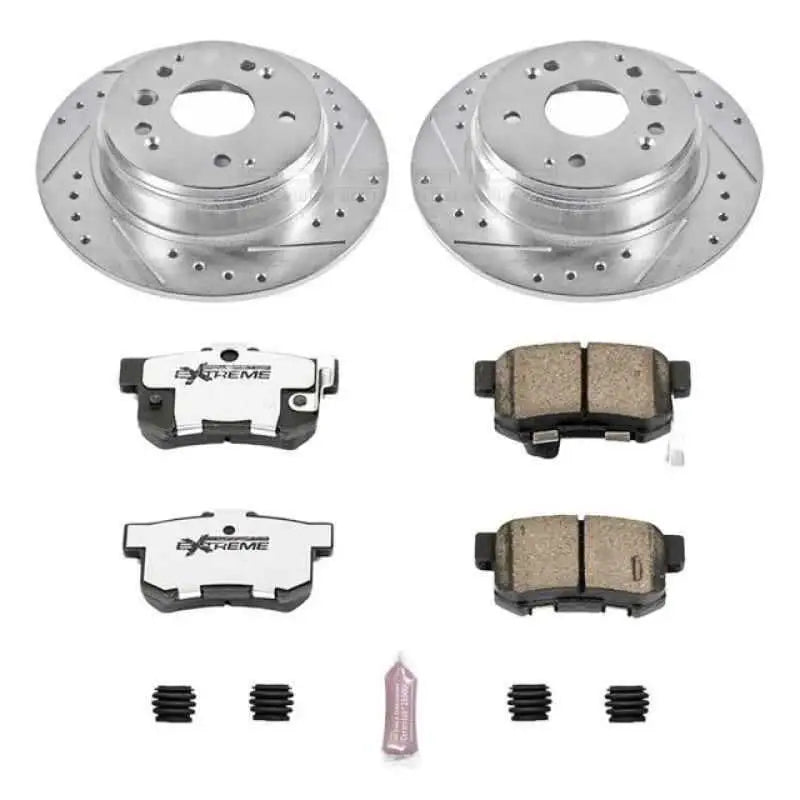 Power Stop 04-08 Acura TL Rear Z26 Street Warrior Brake Kit k5399-26