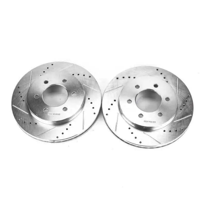 Power Stop 04-08 Ford F-150 Front Evolution Drilled & Slotted Rotors - Pair ar8596xpr