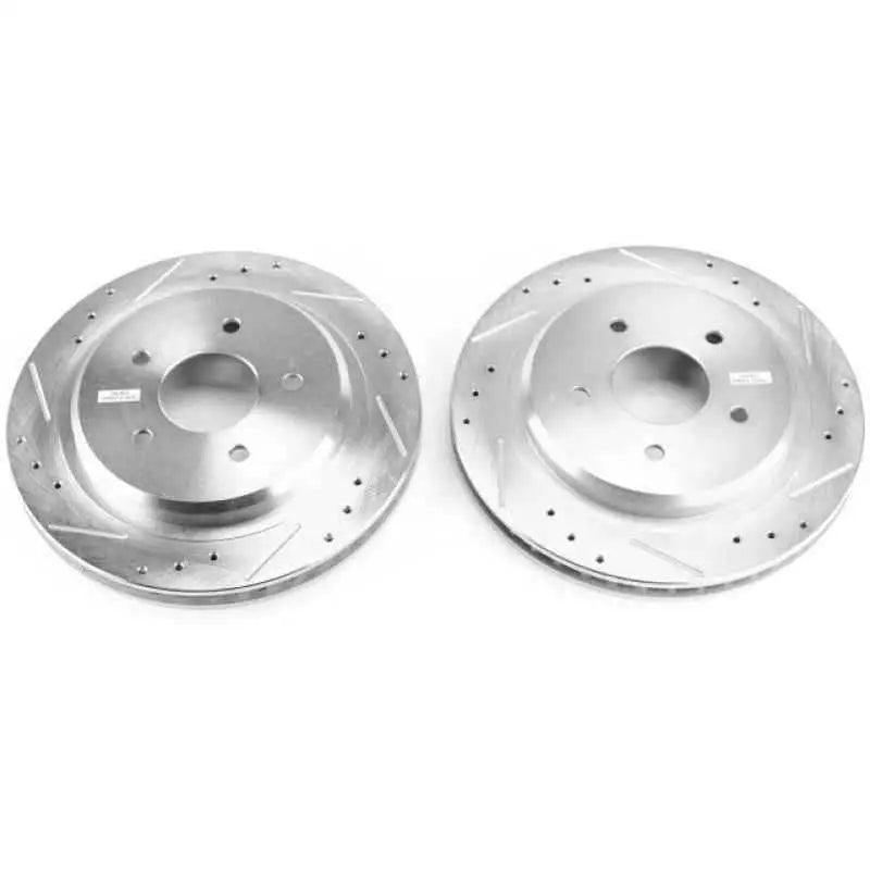 Power Stop 04-09 Cadillac XLR Rear Evolution Drilled & Slotted Rotors - Pair ar8261xpr