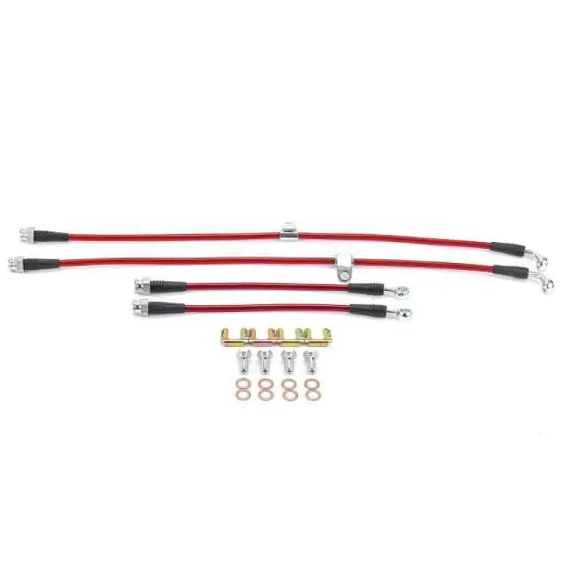 Power Stop 04-11 Mazda RX-8 Front & Rear SS Braided Brake Hose Kit bh00158