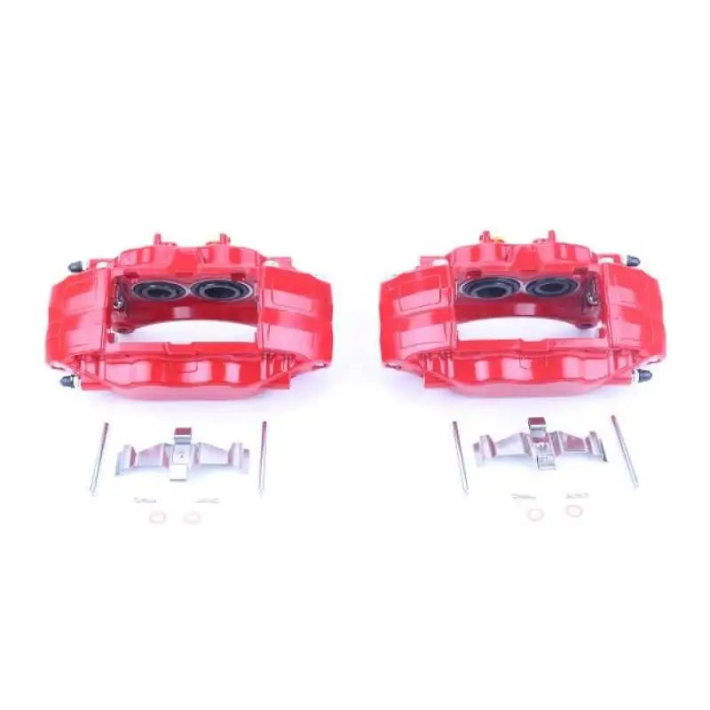 Power Stop 04-14 Subaru Impreza Front Red Calipers w/o Brackets - Pair s3698