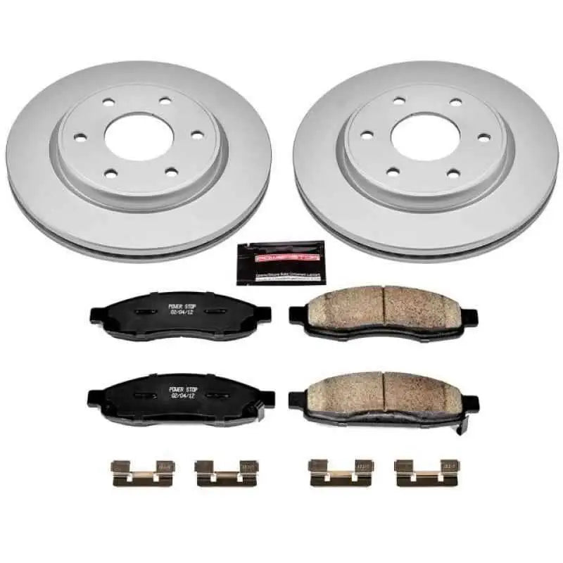 Power Stop 05-07 Infiniti QX56 Front Z17 Evolution Geomet Coated Brake Kit crk211