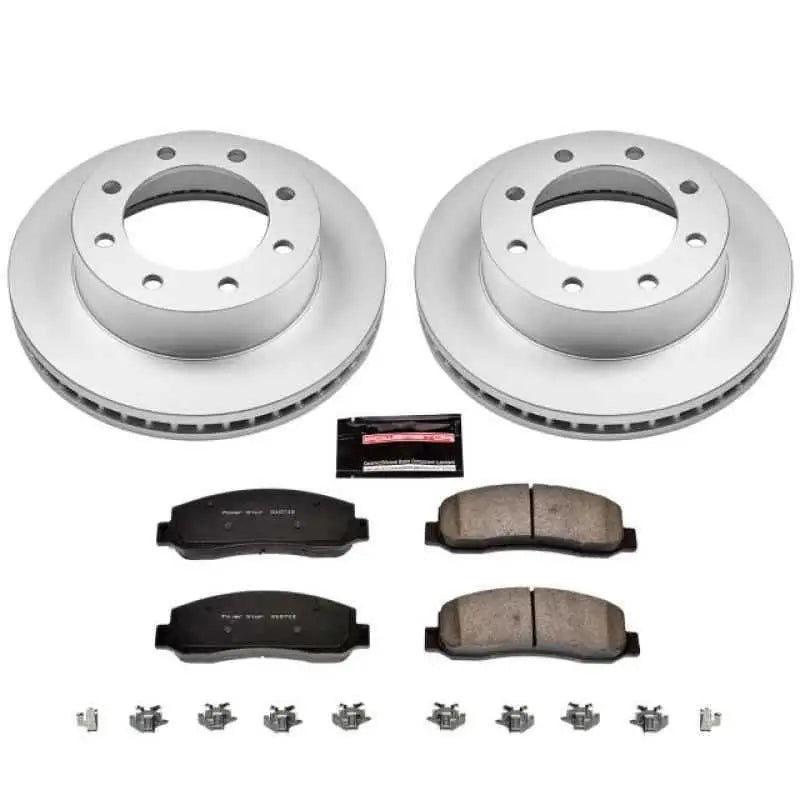 Power Stop 05-08 Ford F-250 Super Duty Front Z17 Evolution Geomet Coated Brake Kit crk1781