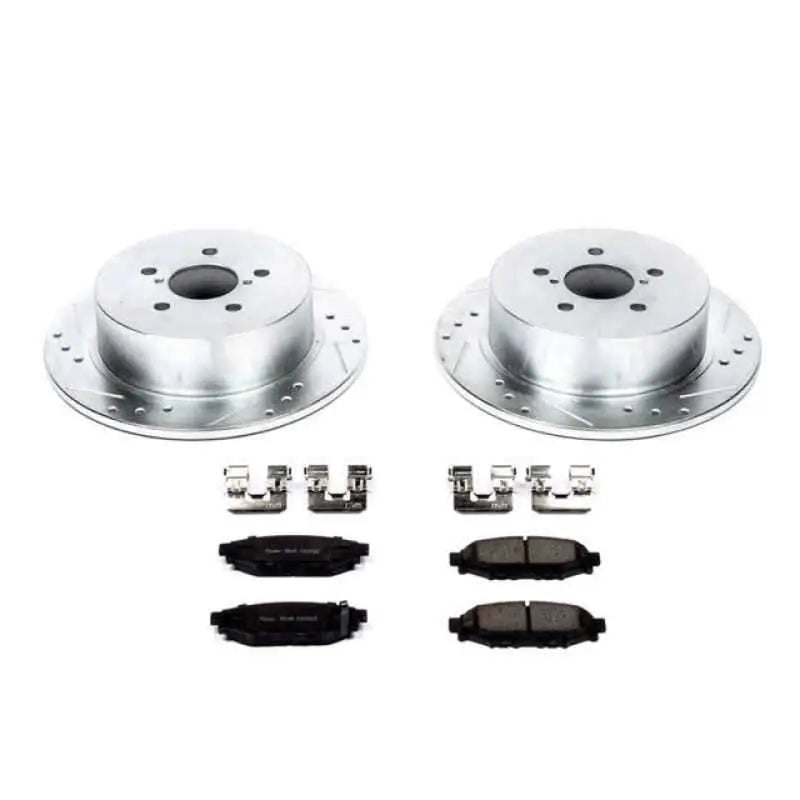 Power Stop 05-09 Subaru Legacy Rear Z23 Evolution Sport Brake Kit k4632