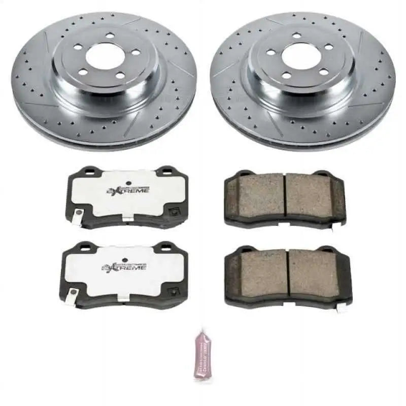 Power Stop 05-10 Chrysler 300 Rear Z26 Street Warrior Brake Kit k4583-26