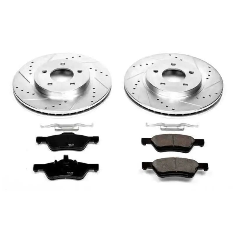 Power Stop 05-10 Ford Escape Front Z23 Evolution Sport Brake Kit K4580