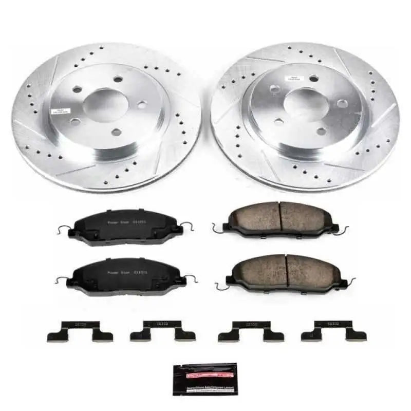 Power Stop 05-11 Ford Mustang Rear Z23 Evolution Sport Brake Kit k1384