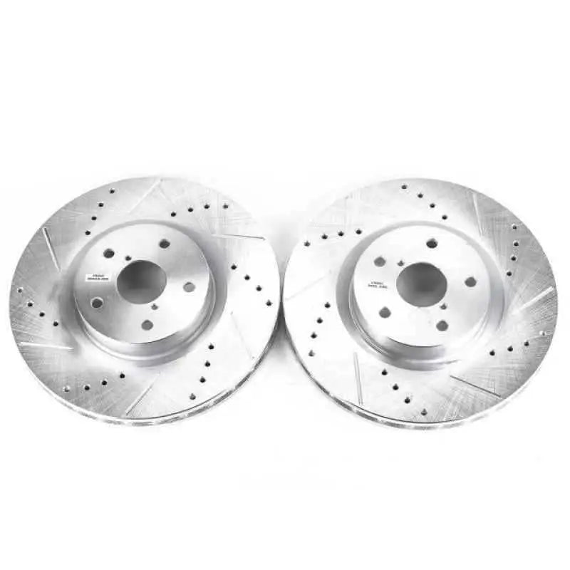 Power Stop 05-14 Subaru Impreza Front Evolution Drilled & Slotted Rotors - Pair JBR1117XPR