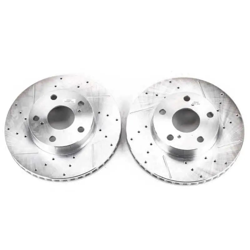 Power Stop 05-15 Toyota Tacoma Front Evolution Drilled & Slotted Rotors - Pair jbr1120xpr