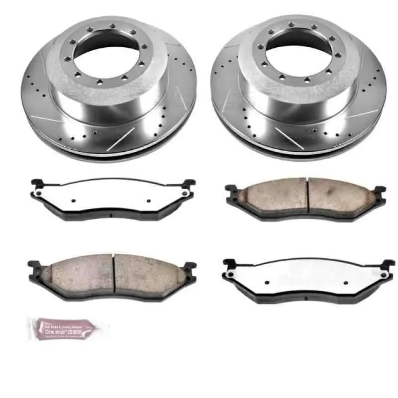 Power Stop 05-16 Ford F-450 Super Duty Rear Z36 Truck & Tow Brake Kit k5966-36