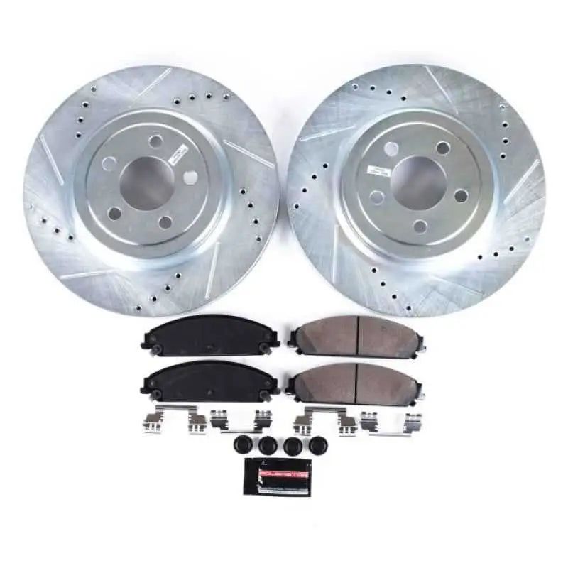 Power Stop 05-19 Chrysler 300 Front Z23 Evolution Sport Brake Kit k2560