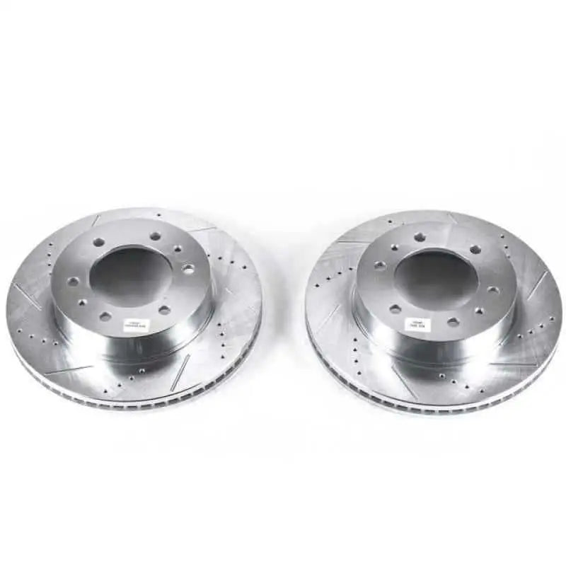 Power Stop 06-10 Hummer H3 Front Evolution Drilled & Slotted Rotors - Pair ar8769xpr