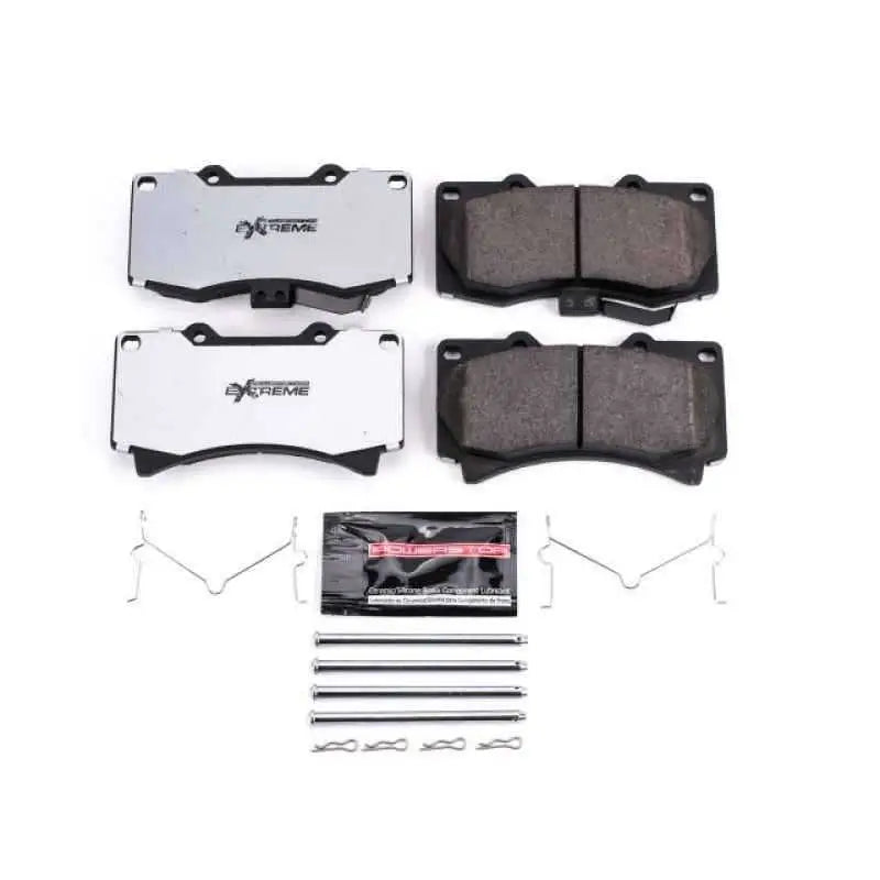 Power Stop 06-10 Hummer H3 Front Z36 Truck & Tow Brake Pads w/Hardware z36-1119