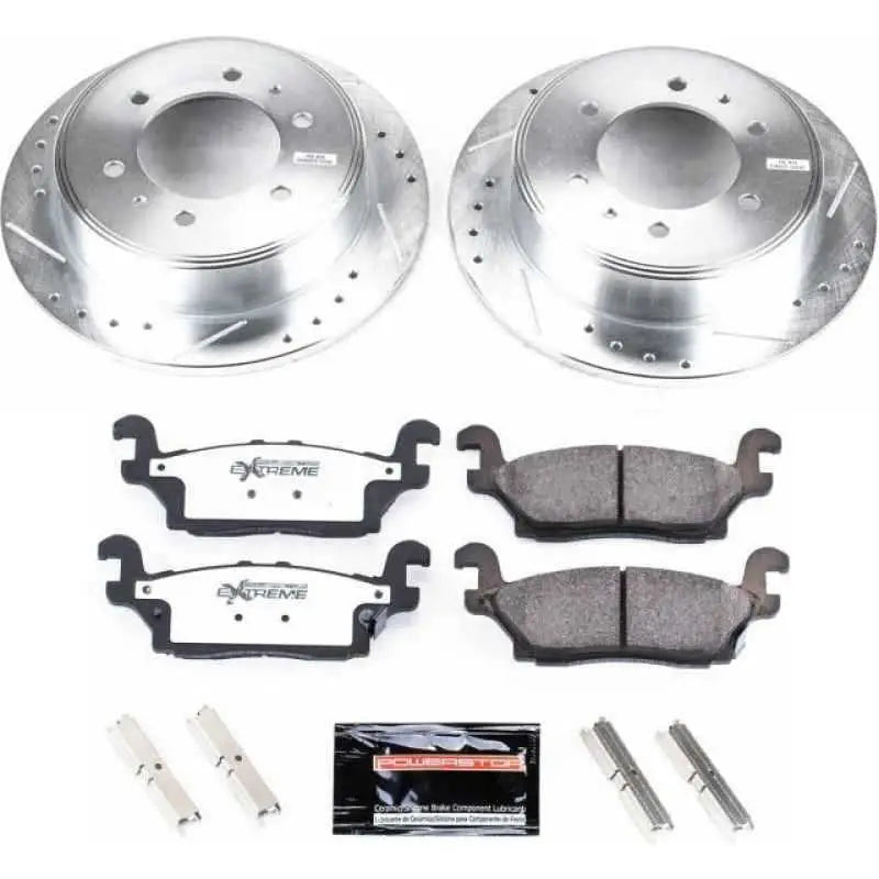 Power Stop 06-10 Hummer H3 Rear Z36 Truck & Tow Brake Kit K3067-36