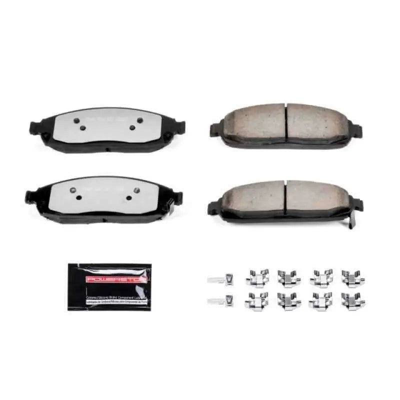 Power Stop 06-10 Jeep Commander Front Z36 Truck & Tow Brake Pads w/Hardware z36-1080