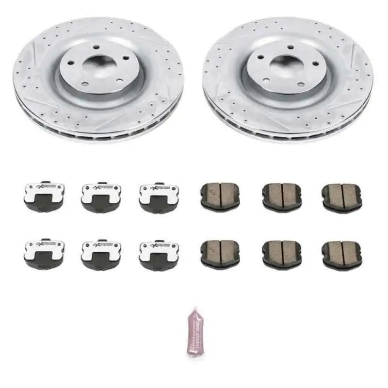 Power Stop 06-13 Chevrolet Corvette Front Z26 Street Warrior Brake Kit K1444-26