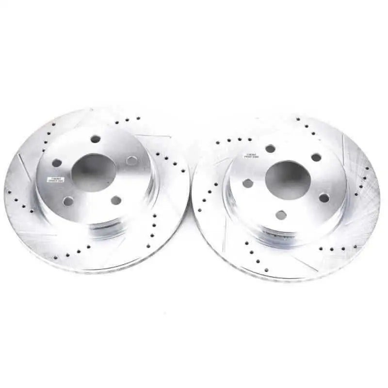 Power Stop 07-09 Chrysler Aspen Front Evolution Drilled & Slotted Rotors - Pair ar8750xpr