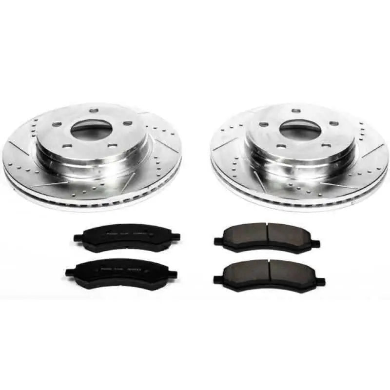 Power Stop 07-09 Chrysler Aspen Front Z23 Evolution Sport Brake Kit k2163