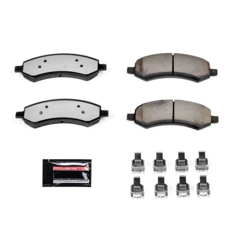 Power Stop 07-09 Chrysler Aspen Front Z36 Truck & Tow Brake Pads w/Hardware z36-1084