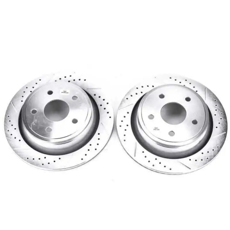 Power Stop 07-09 Chrysler Aspen Rear Evolution Drilled & Slotted Rotors - Pair ar8752xpr