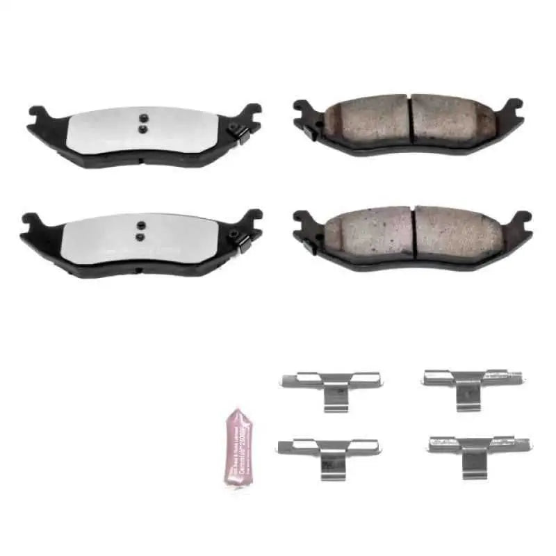 Power Stop 07-09 Chrysler Aspen Rear Z36 Truck & Tow Brake Pads w/Hardware z36-898