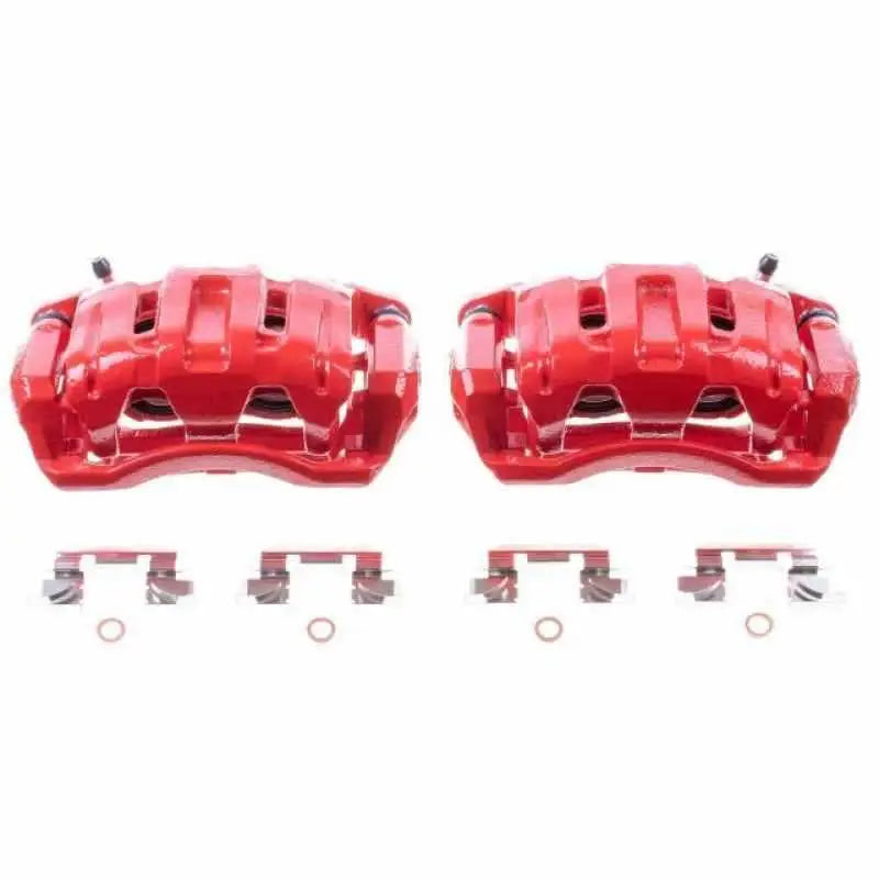 Power Stop 07-12 Acura RDX Front Red Calipers w/Brackets - Pair S2958