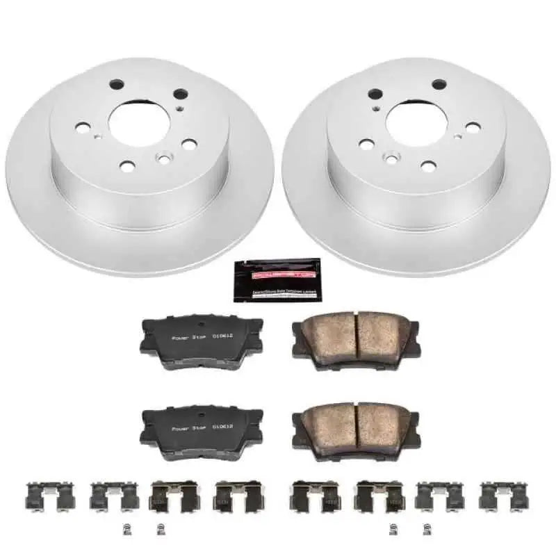 Power Stop 07-12 Lexus ES350 Rear Z17 Evolution Geomet Coated Brake Kit crk3068