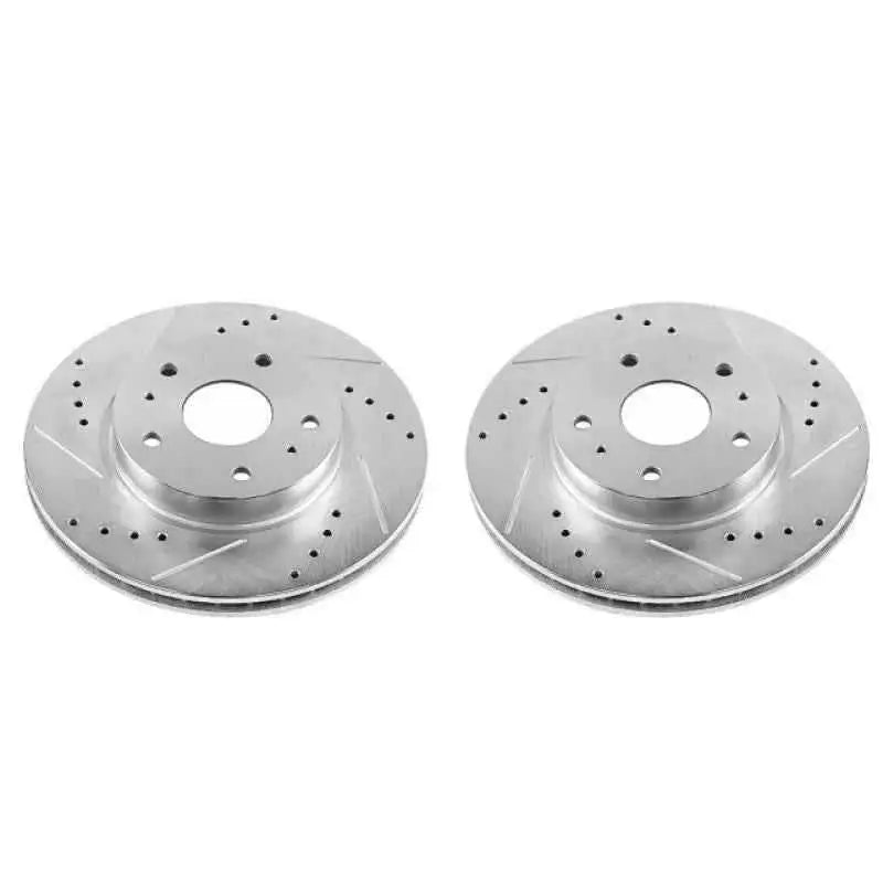 Power Stop 07-13 Suzuki SX4 Front Evolution Drilled & Slotted Rotors - Pair jbr1504xpr