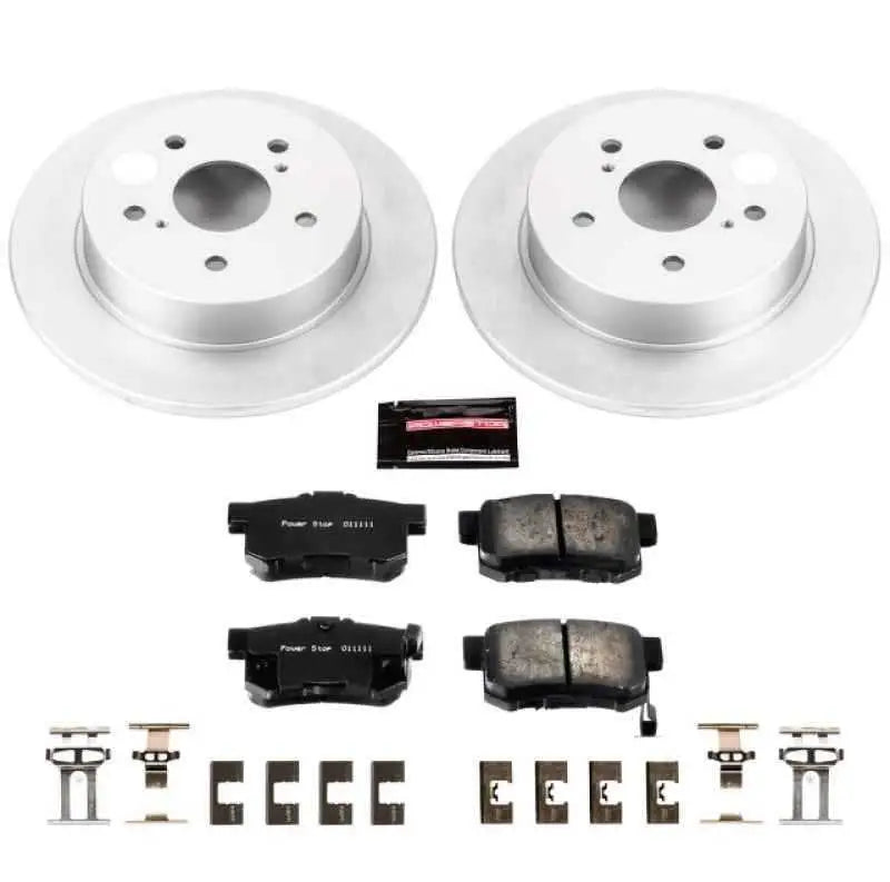 Power Stop 07-13 Suzuki SX4 Rear Z17 Evolution Geomet Coated Brake Kit crk5889