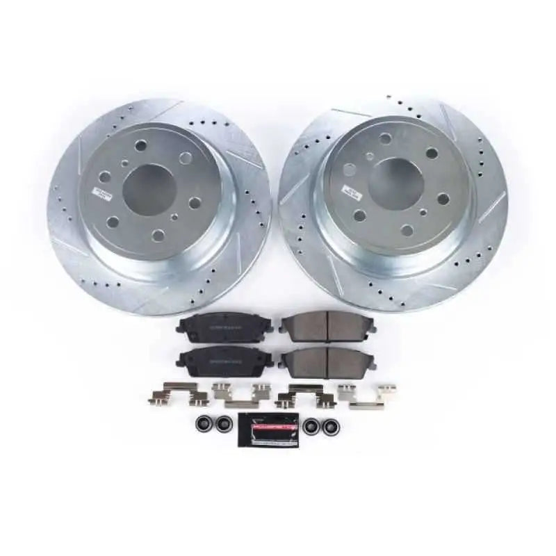 Power Stop 07-14 Cadillac Escalade Rear Z23 Evolution Sport Brake Kit k2083