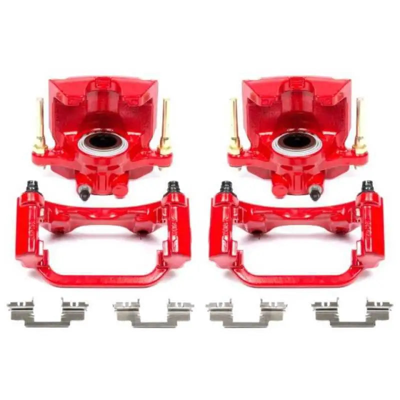 Power Stop 07-16 Cadillac Escalade Rear Red Calipers w/Brackets - Pair s5030