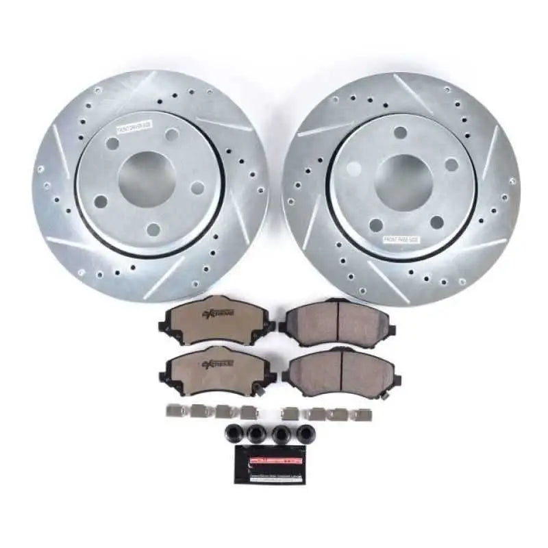 Power Stop 07-17 Jeep Wrangler Front Z36 Truck & Tow Brake Kit k3097-36