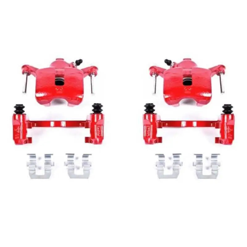 Power Stop 08-09 Buick Allure Rear Red Calipers w/Brackets - Pair s4644