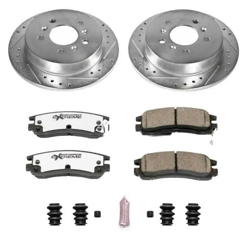 Power Stop 08-09 Buick Allure Rear Z26 Street Warrior Brake Kit k1440-26