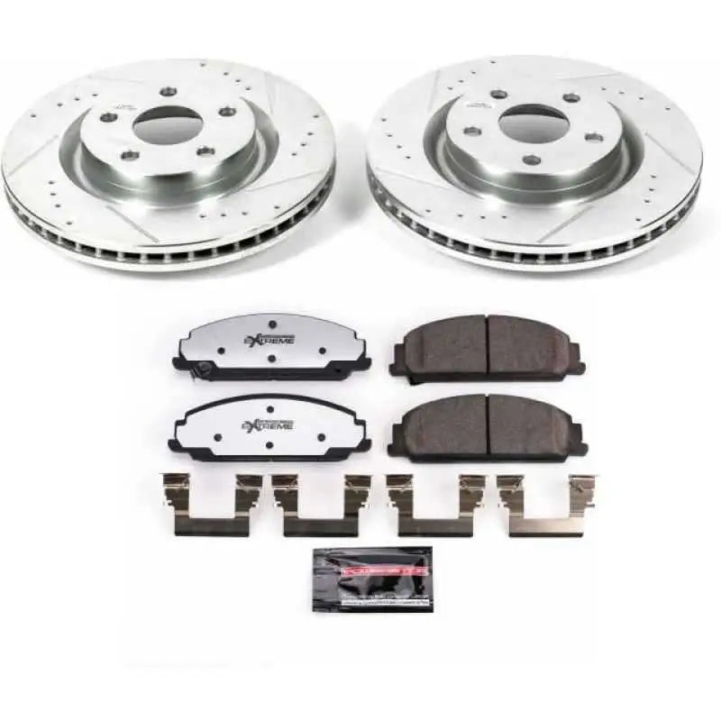 Power Stop 08-09 Pontiac G8 Front Z26 Street Warrior Brake Kit k5529-26