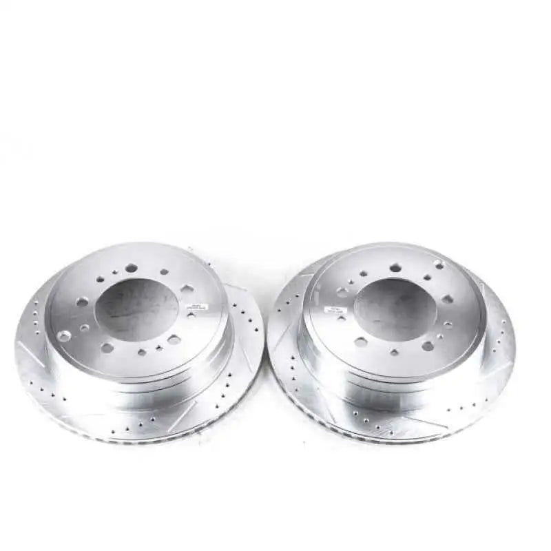 Power Stop 08-11 Lexus LX570 Rear Evolution Drilled & Slotted Rotors - Pair jbr1355xpr