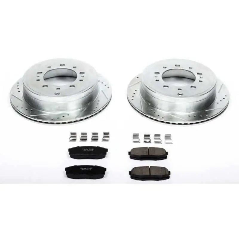 Power Stop 08-11 Lexus LX570 Rear Z23 Evolution Sport Brake Kit k3073