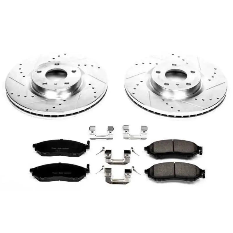 Power Stop 08-12 Infiniti EX35 Front Z23 Evolution Sport Brake Kit k112