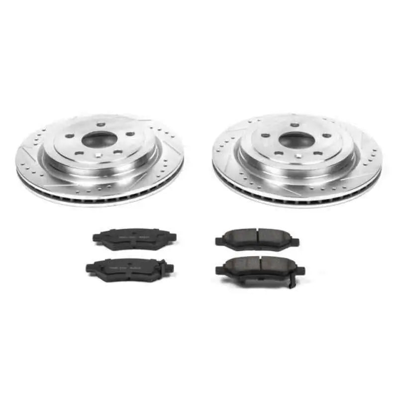 Power Stop 08-14 Cadillac CTS Rear Z23 Evolution Sport Brake Kit k3072