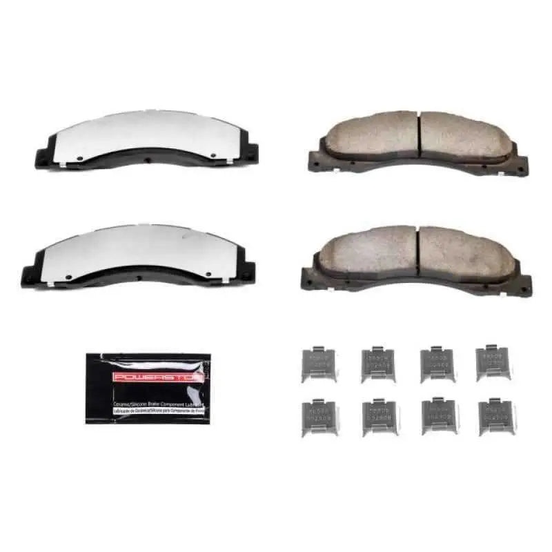 Power Stop 08-14 Ford E-150 Front Z36 Truck & Tow Brake Pads w/Hardware z36-1328