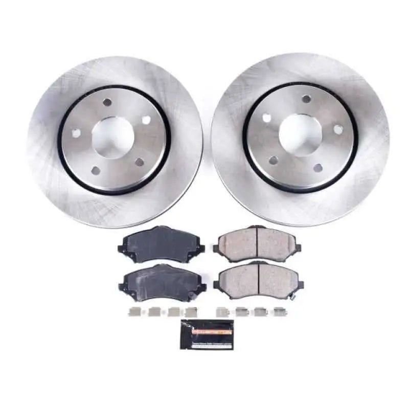 Power Stop 08-16 Chrysler Town & Country Front Autospecialty Brake Kit koe3118