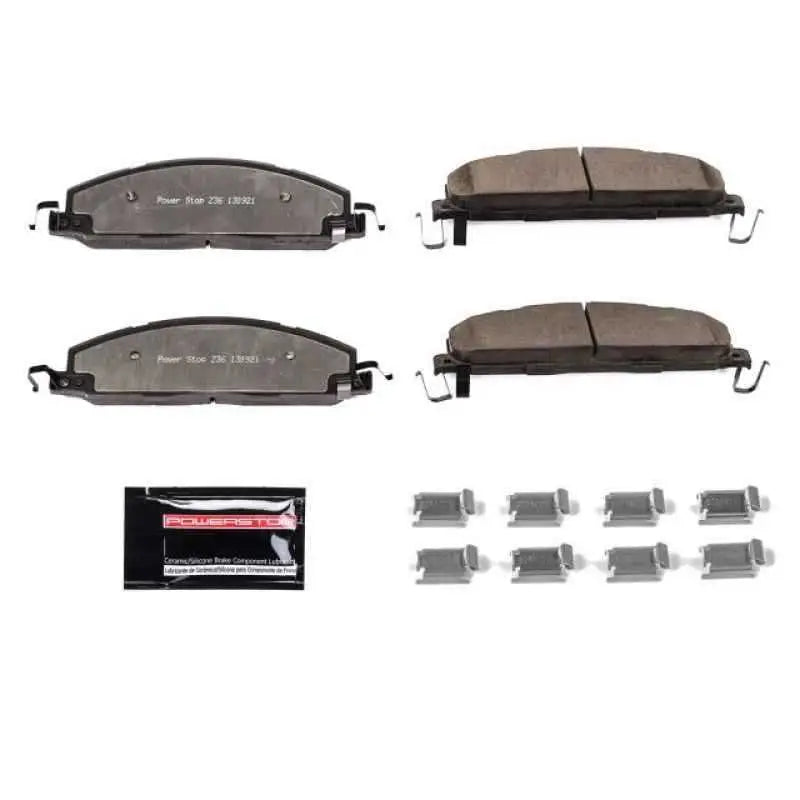 Power Stop 09-10 Dodge Ram 2500 Rear Z36 Truck & Tow Brake Pads w/Hardware z36-1400
