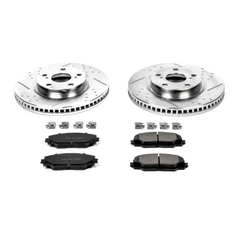 Power Stop 09-10 Pontiac Vibe Front Z23 Evolution Sport Brake Kit k3054