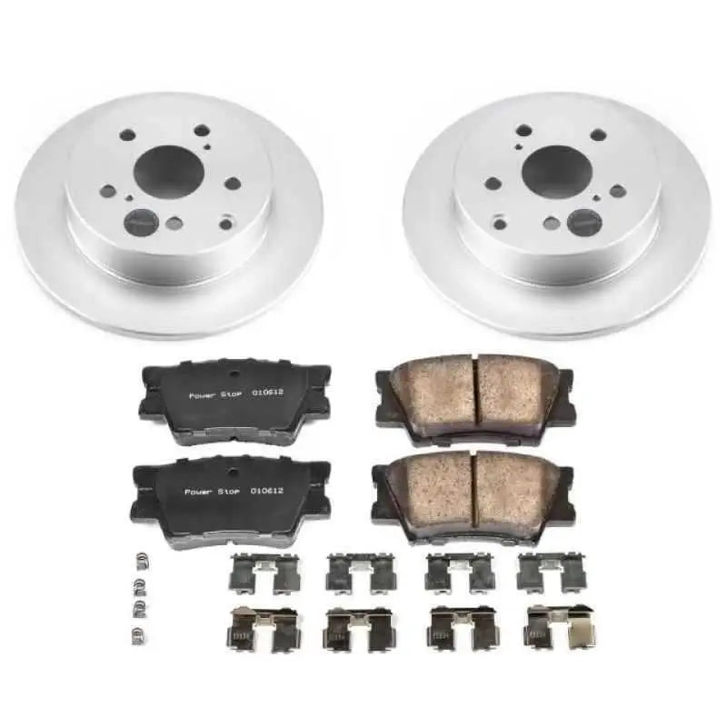 Power Stop 09-10 Pontiac Vibe Rear Z17 Evolution Geomet Coated Brake Kit crk4670