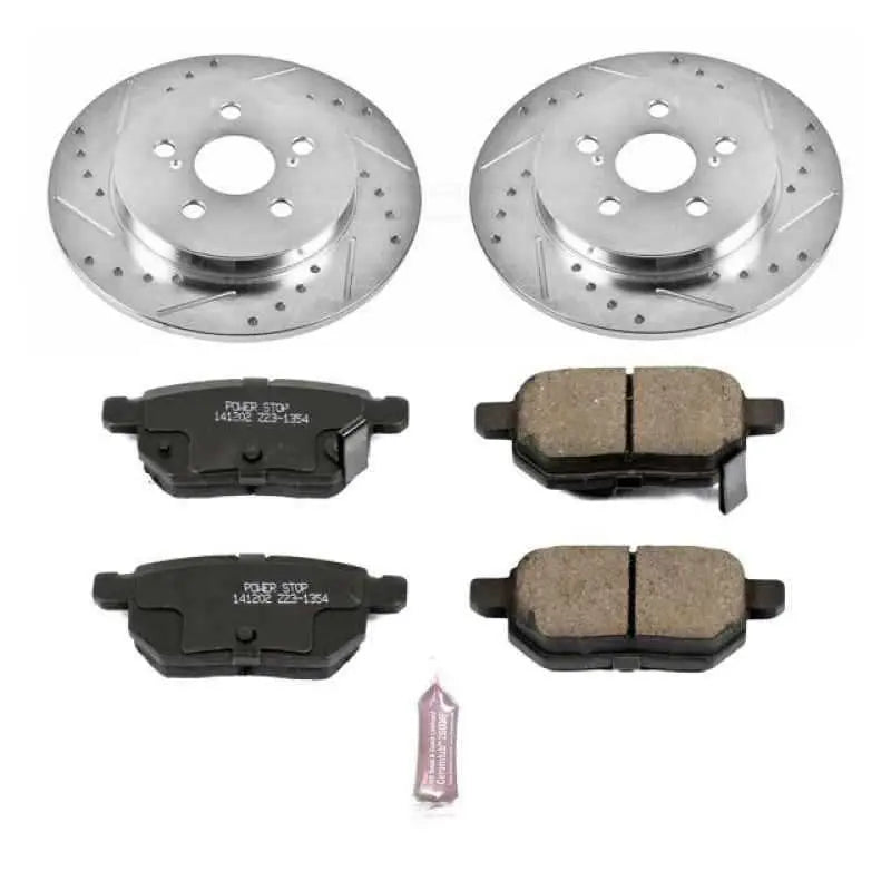 Power Stop 09-10 Pontiac Vibe Rear Z23 Evolution Sport Brake Kit k4736